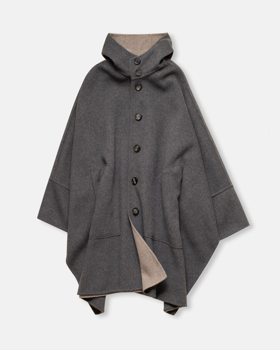 himliko reversible cashmere cape