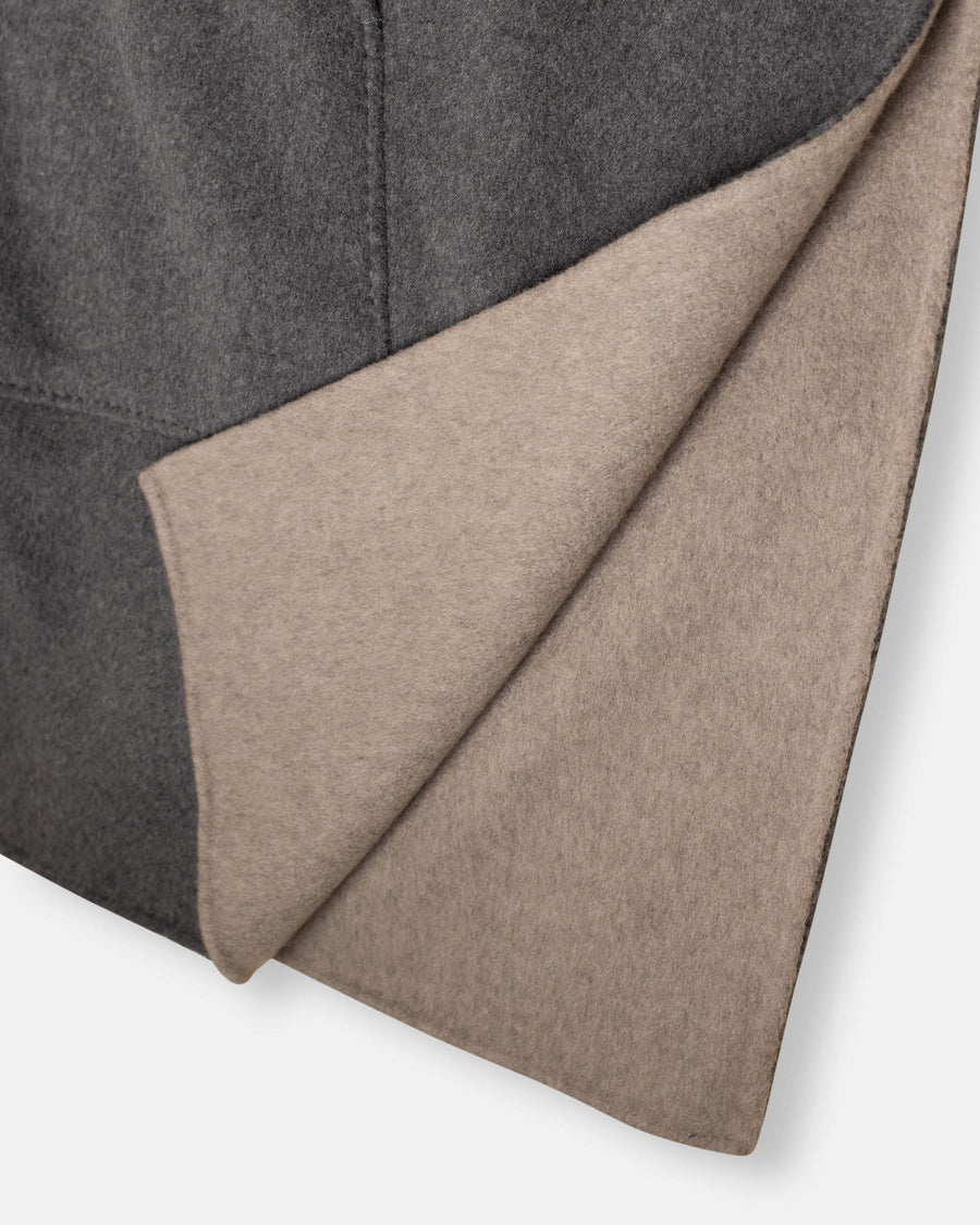 himliko reversible cashmere cape