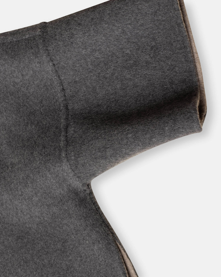 himliko reversible cashmere cape