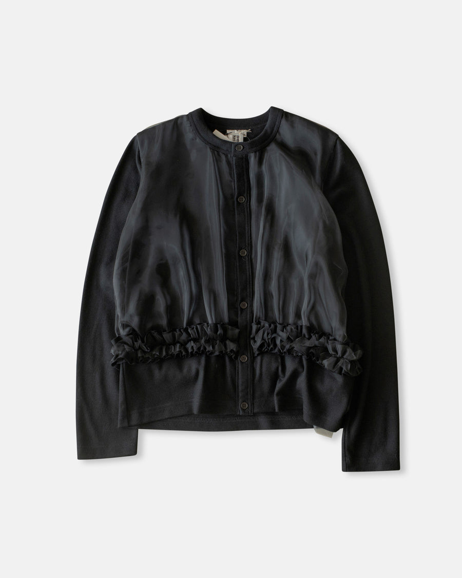 organdy front cardigan