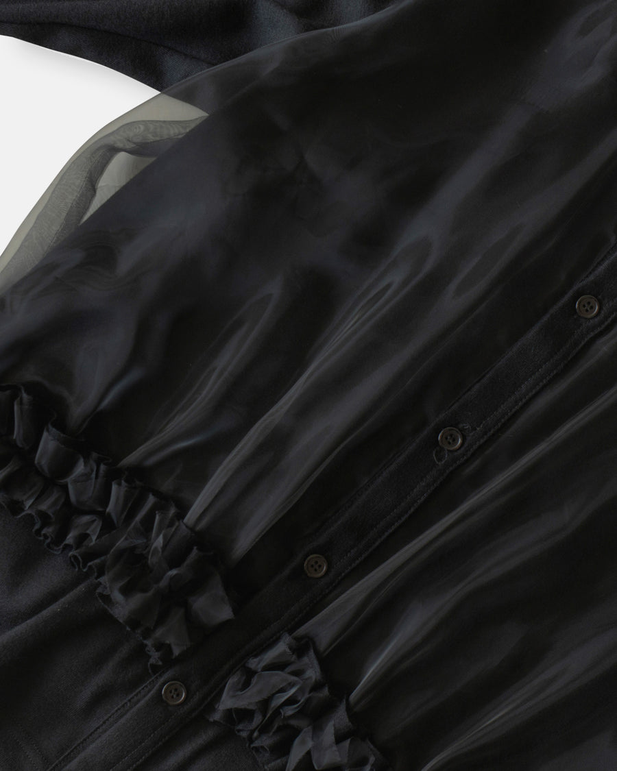 organdy front cardigan
