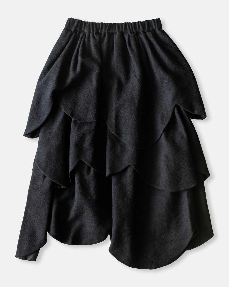 scalloped layer skirt