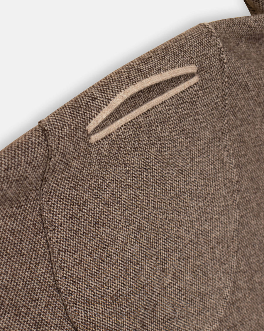 cashmere reversible open jacket