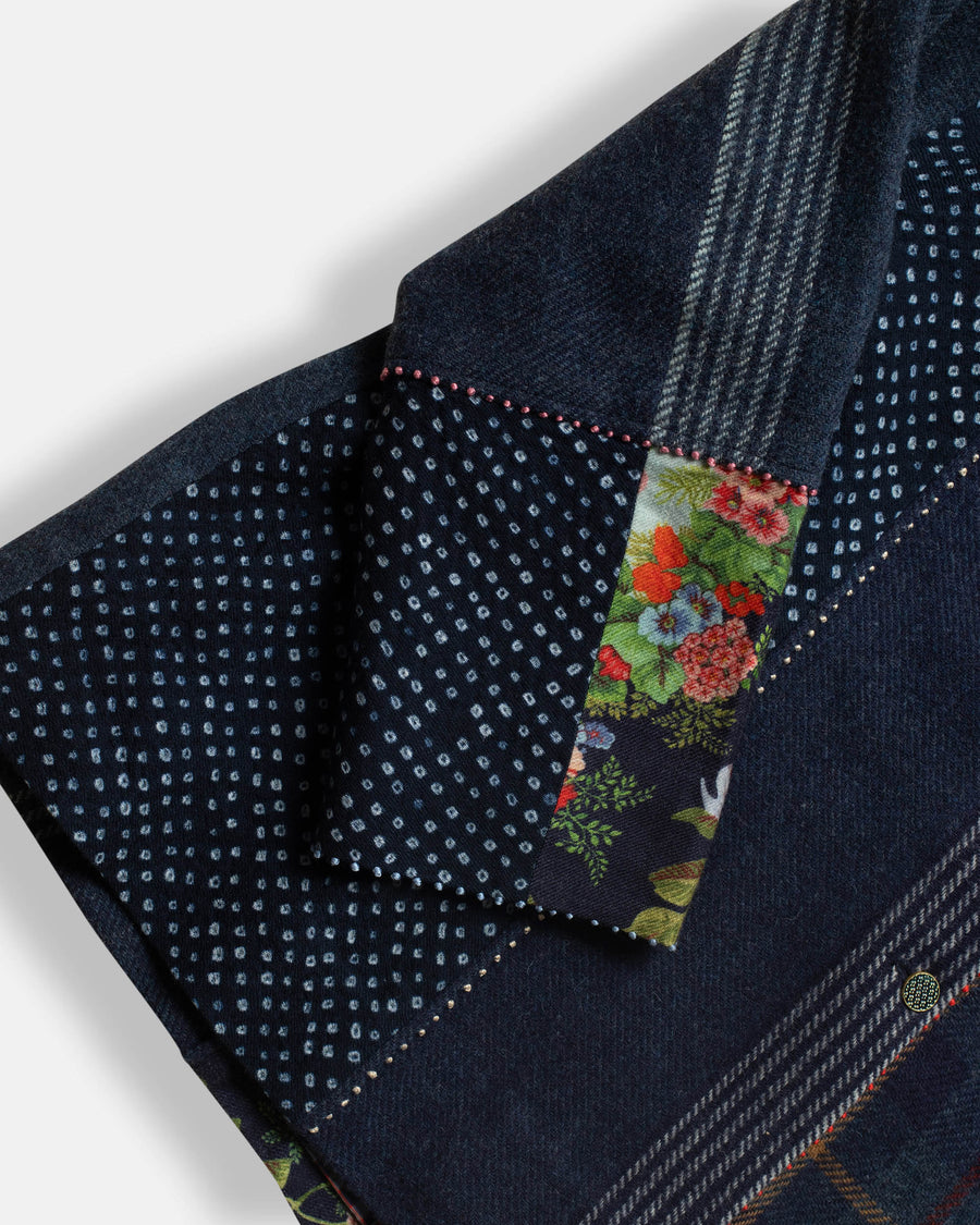 pattern mix jacket