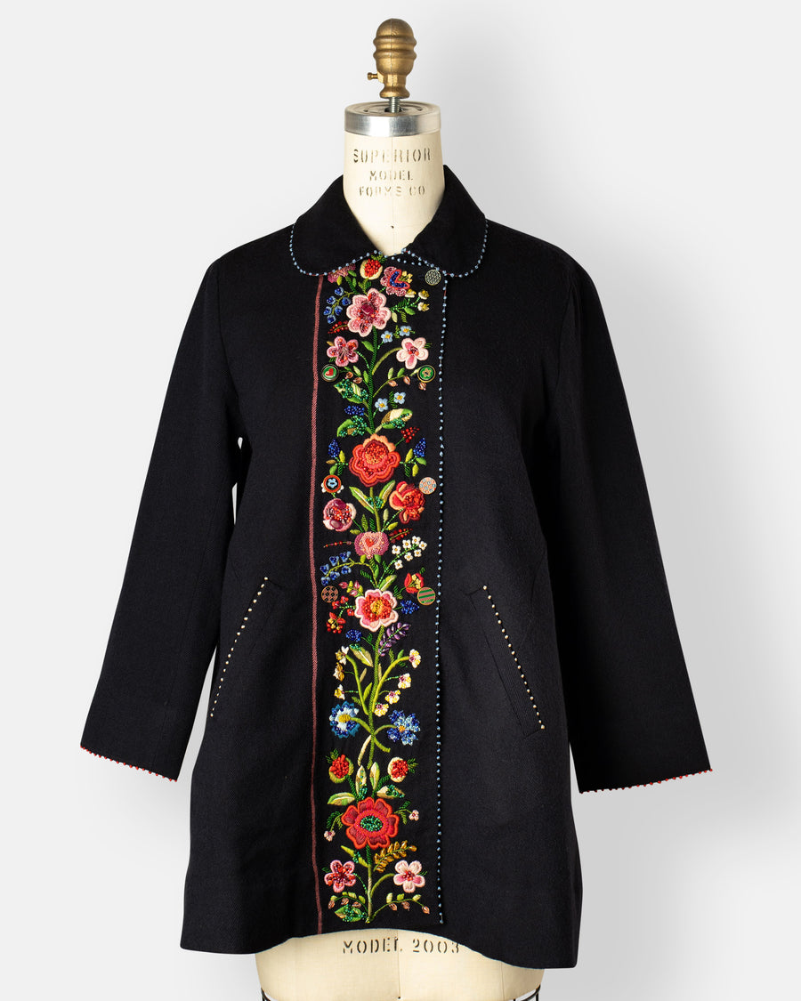 reversible beaded embroidery jacket
