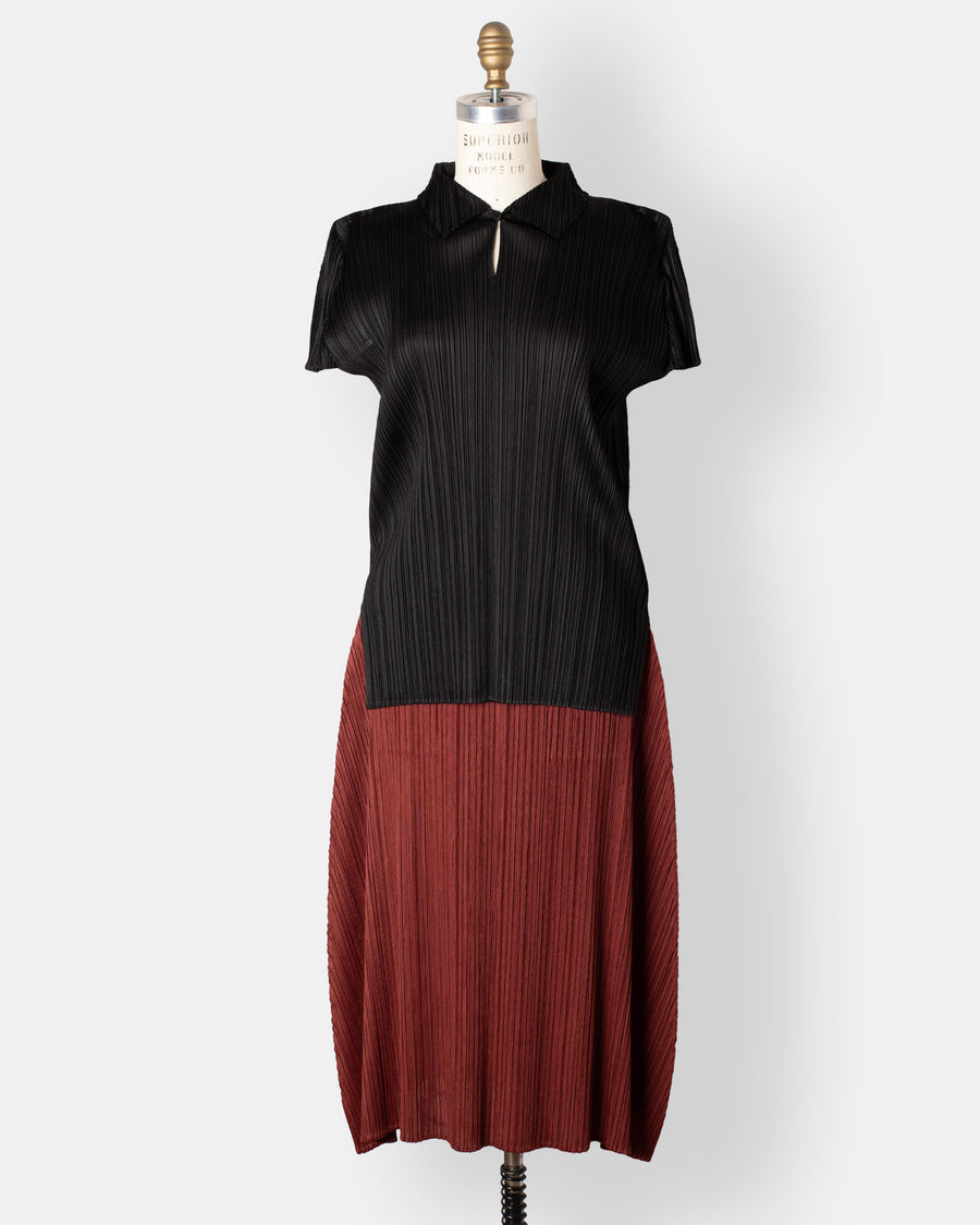 pleated skirt
