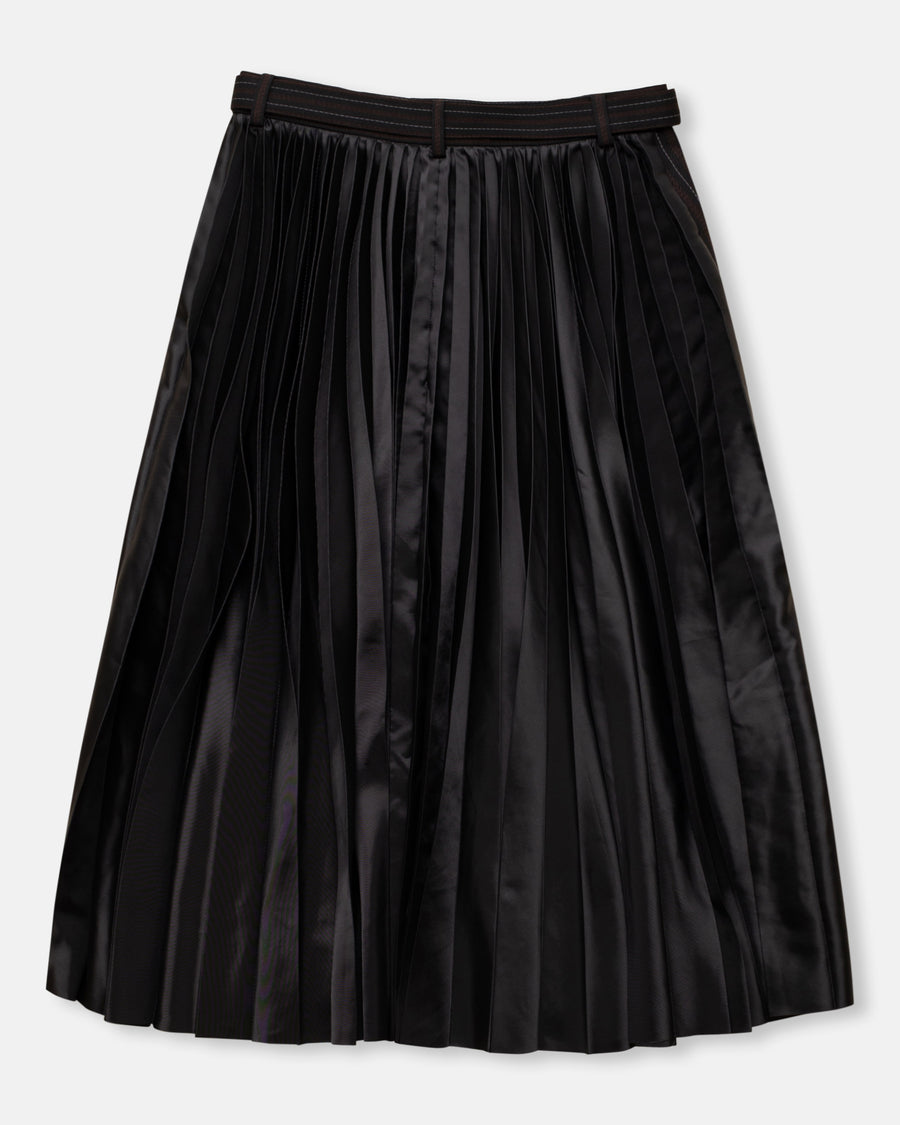 stripe doeskin skirt