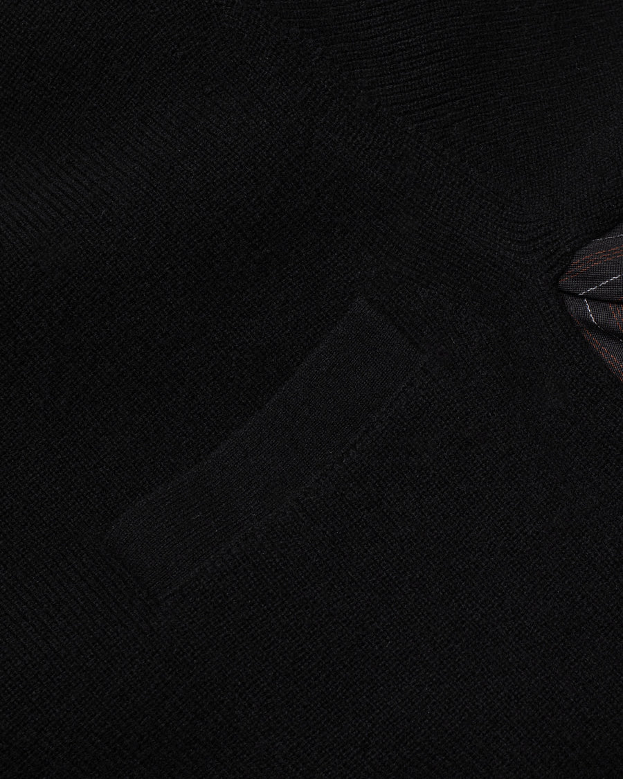 stripe doeskin x wool knit pullover