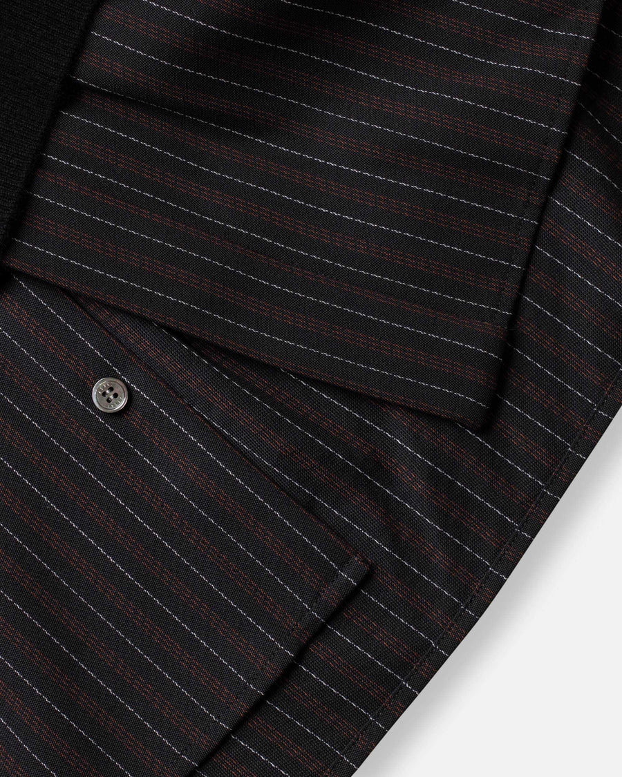 stripe doeskin x wool knit pullover
