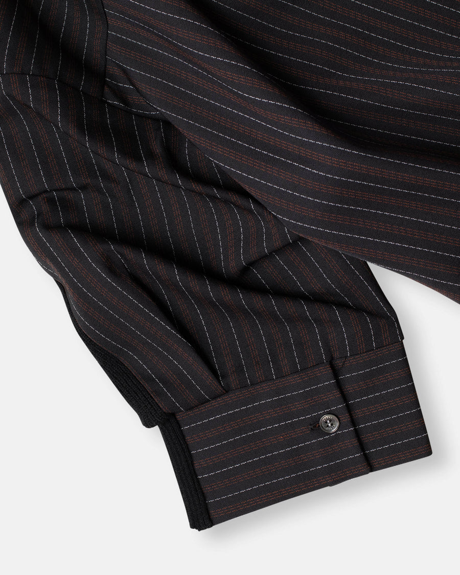 stripe doeskin x wool knit pullover