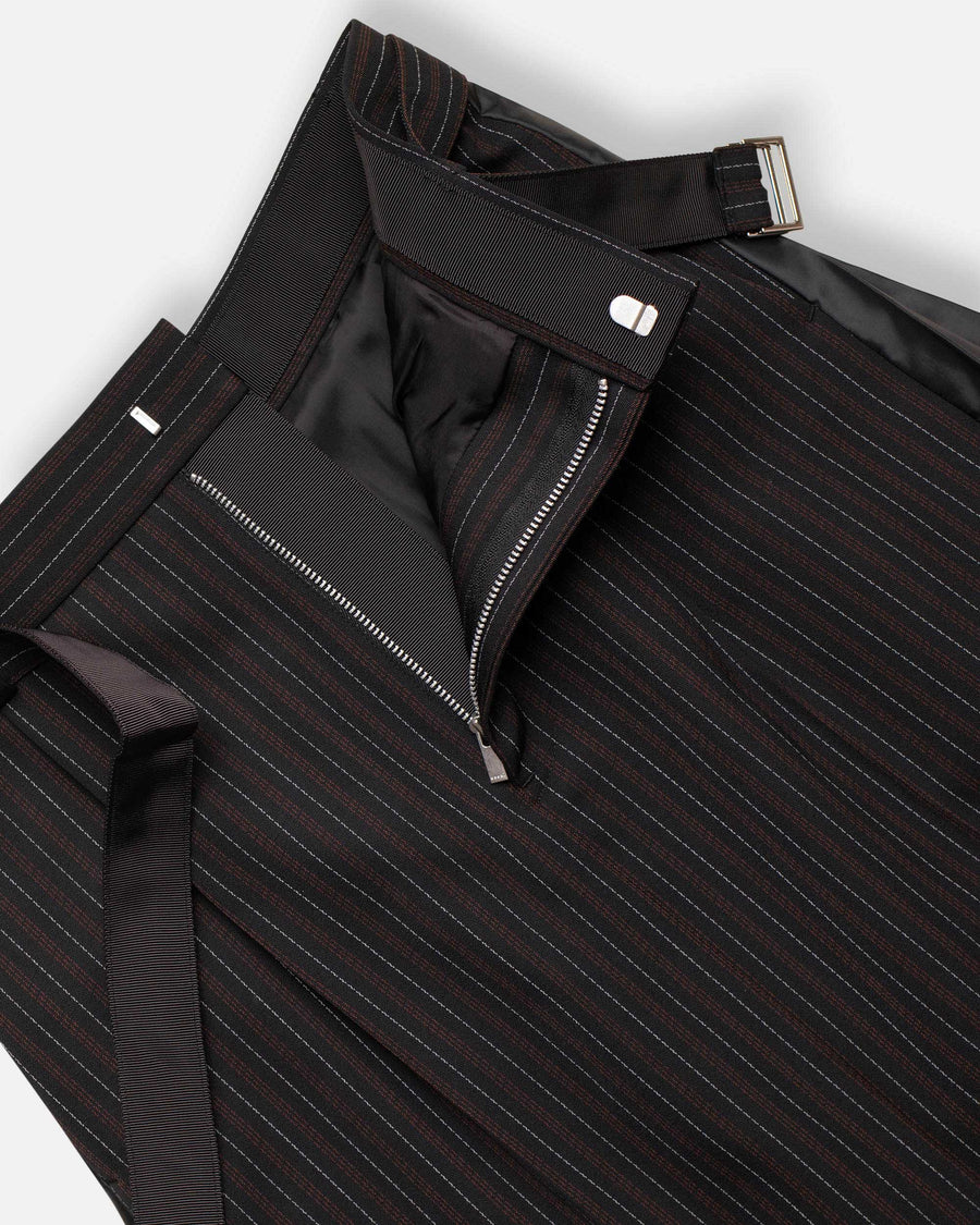 stripe doeskin skirt
