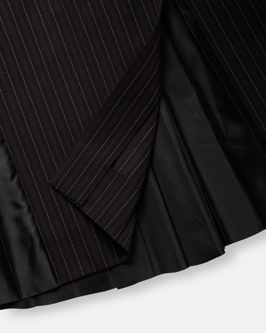 stripe doeskin skirt
