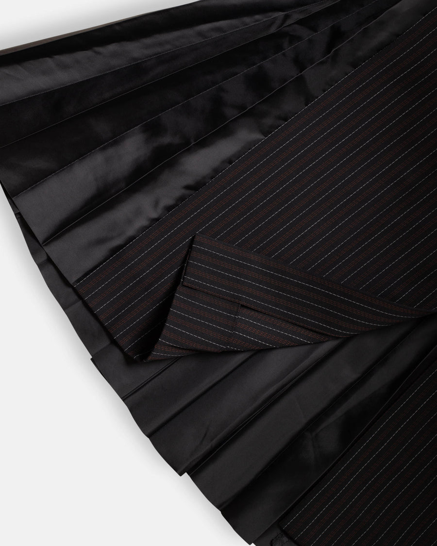 stripe doeskin skirt