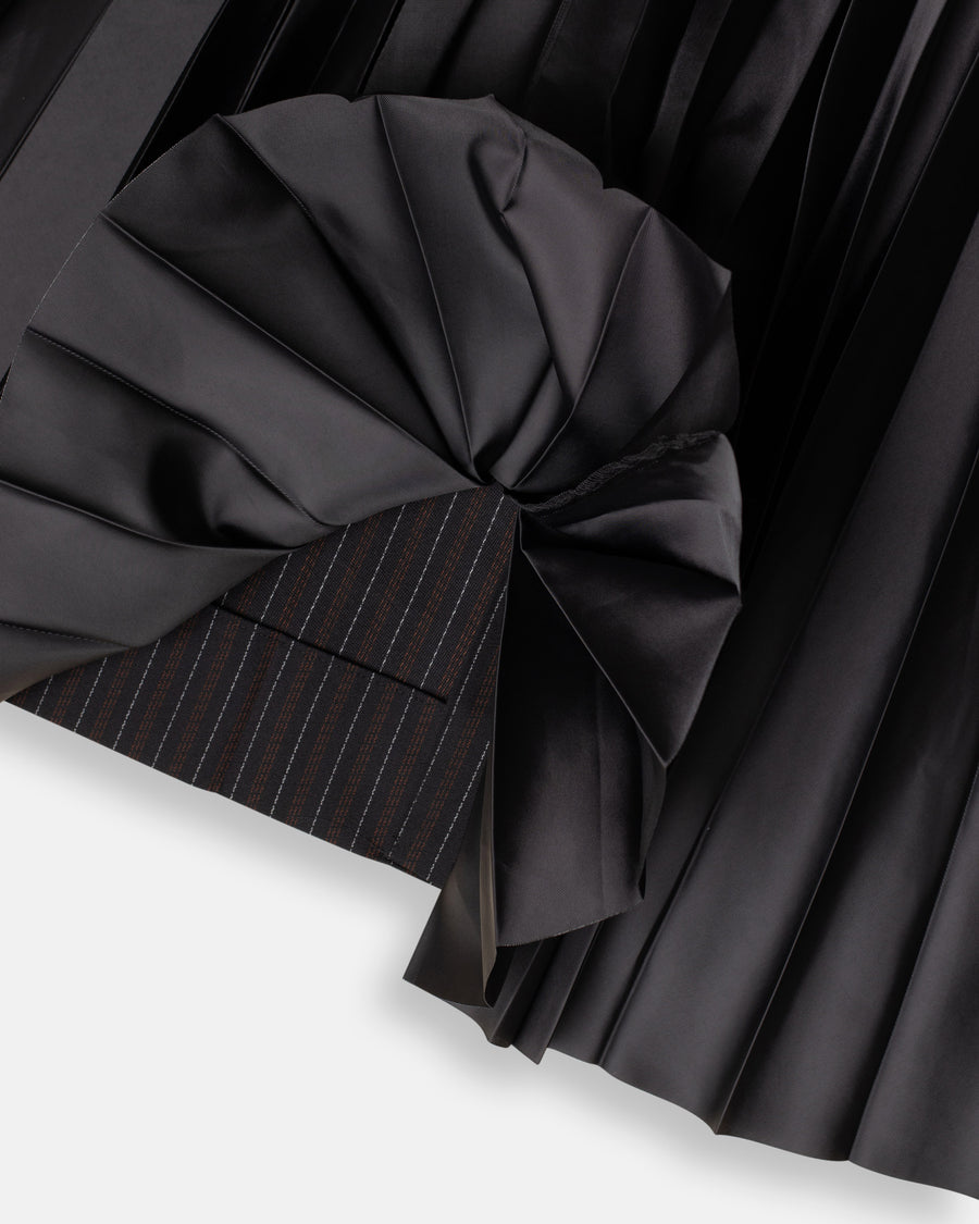stripe doeskin skirt