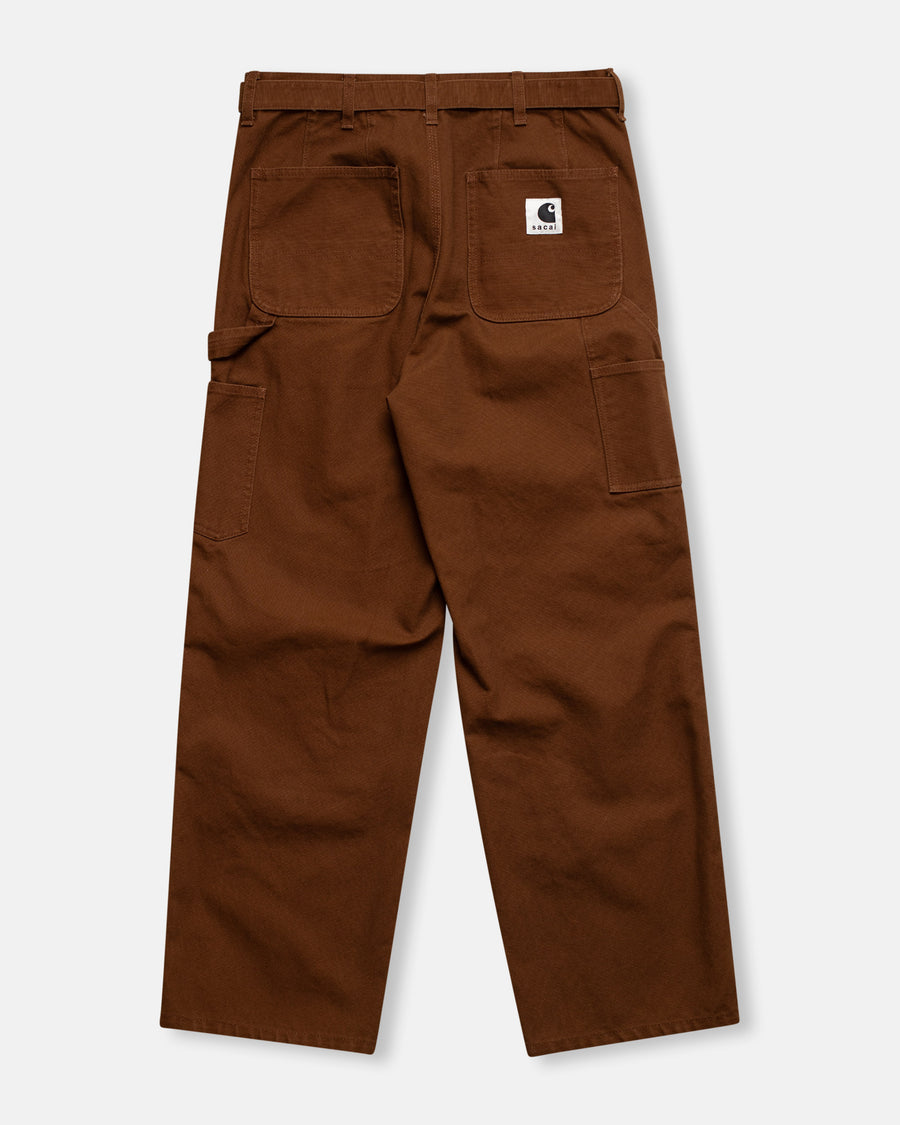 sacai x carhartt duck pants beige