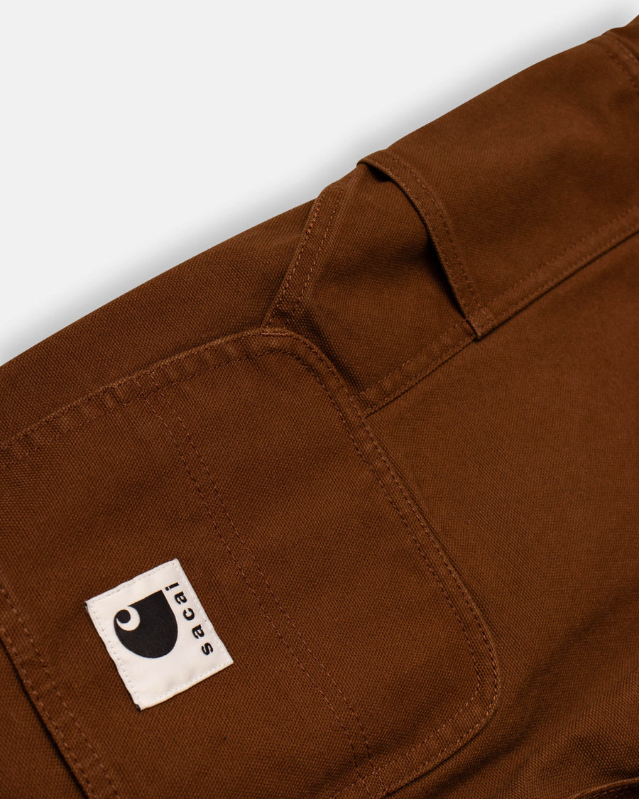 sacai x carhartt duck pants beige