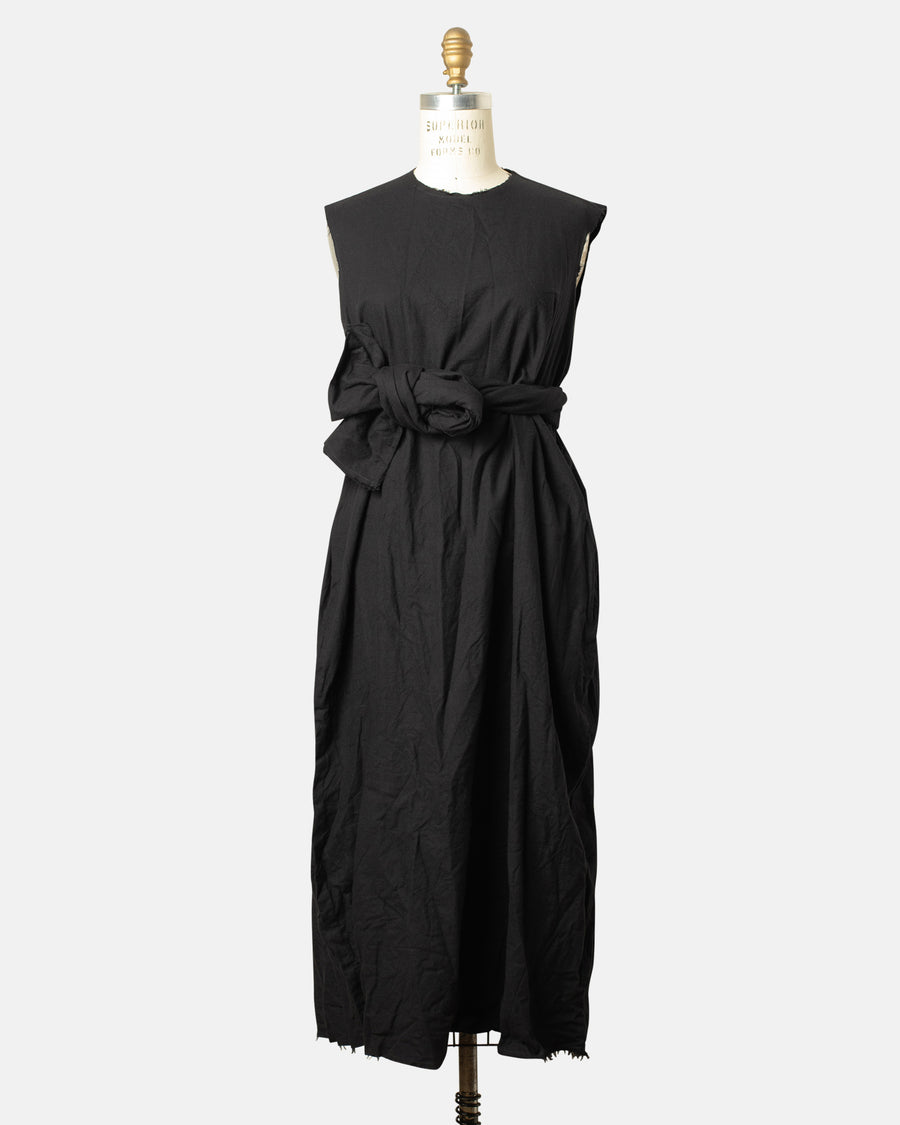 sleeve scarf medium sleeveless dress