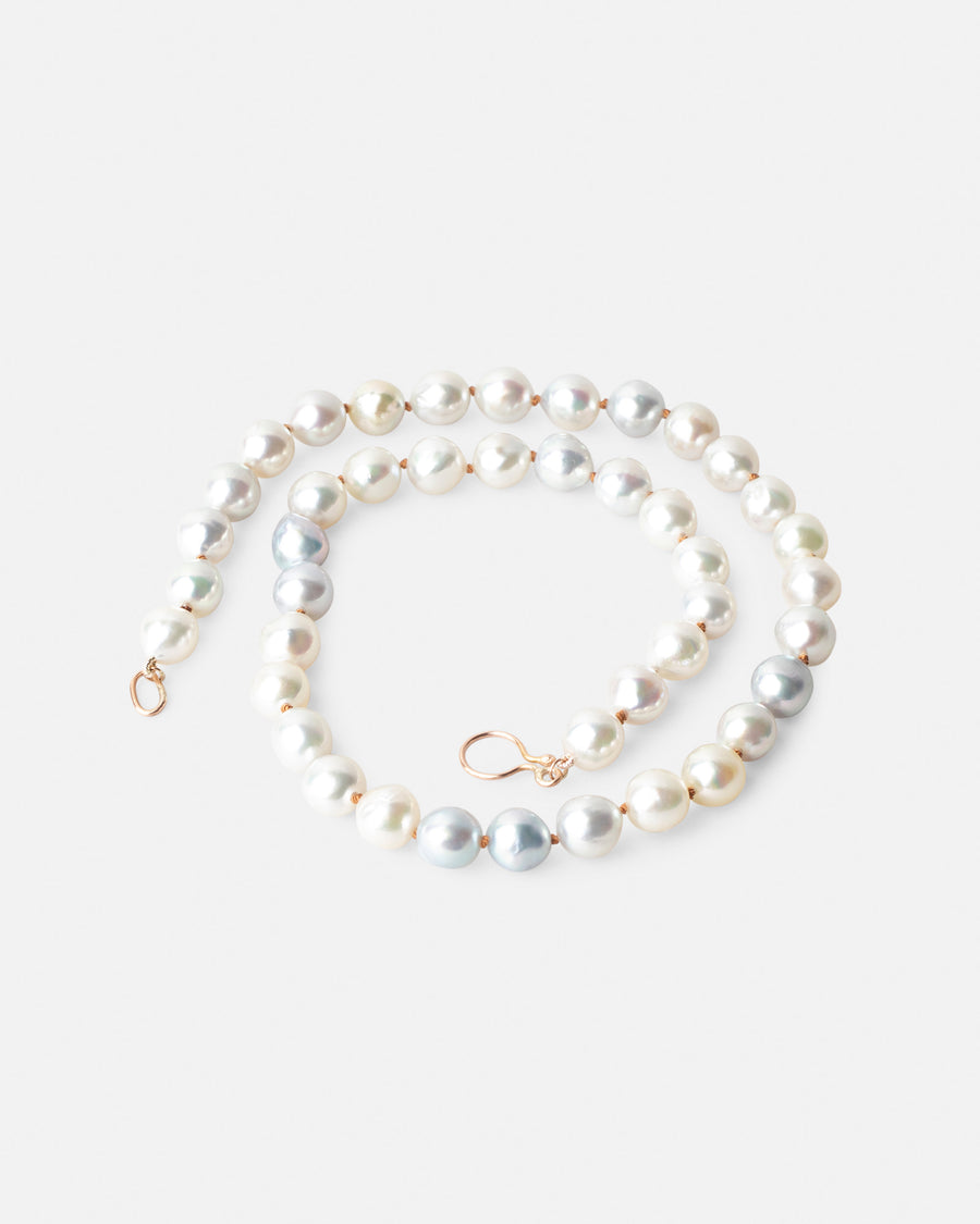 Multi-color Akoya necklace