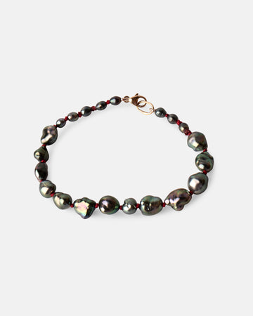 tahiti keshi and baroque pearl bracelet