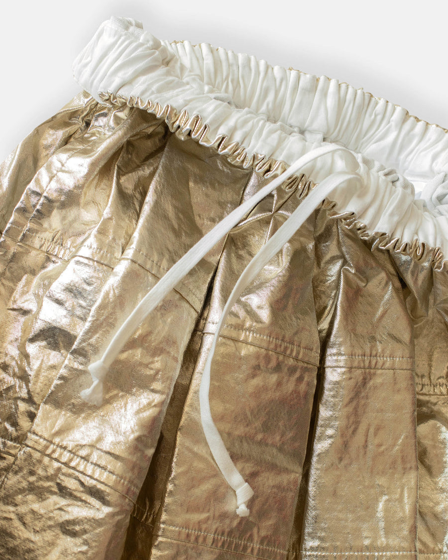 folled printed skirt