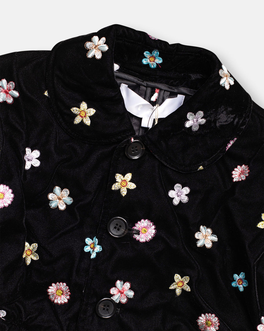 velvet embroidery jacket