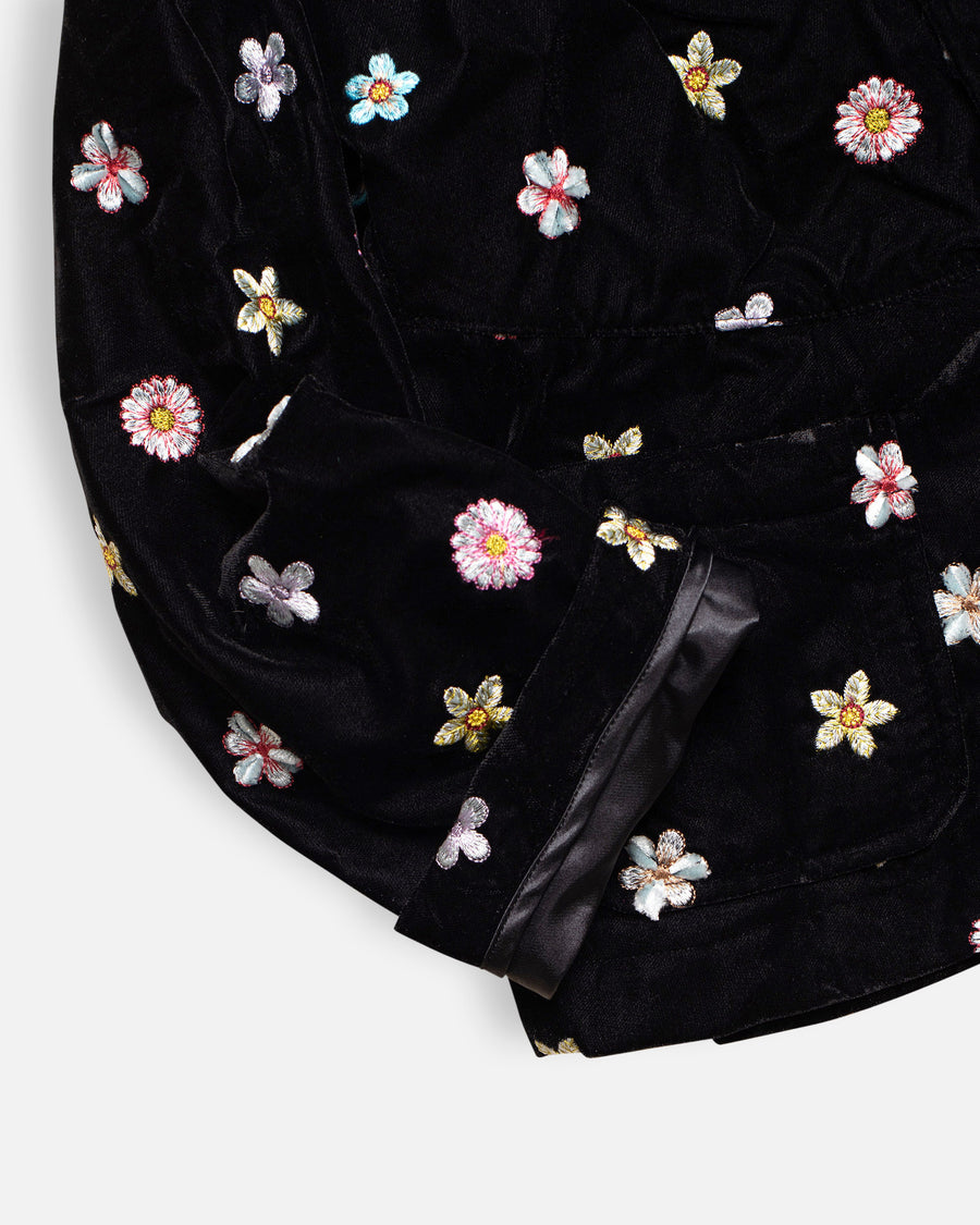 velvet embroidery jacket