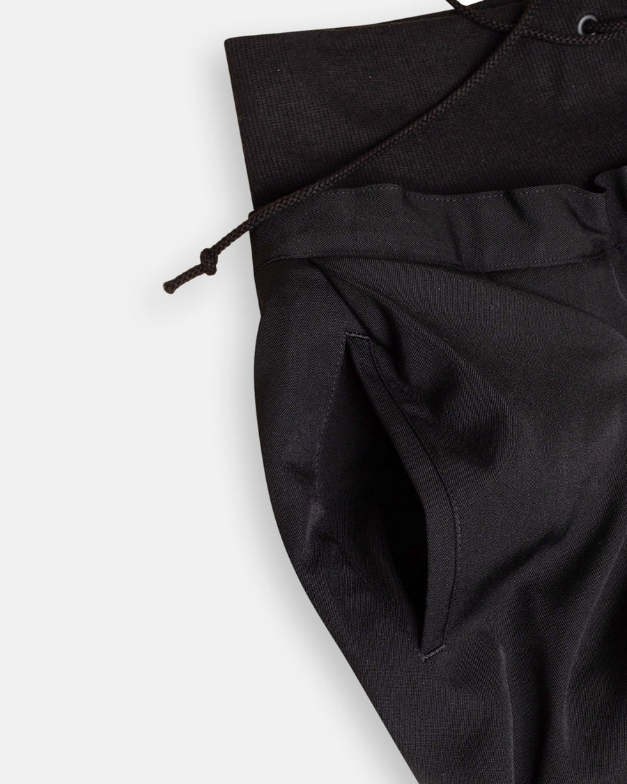 rib waist wide pants