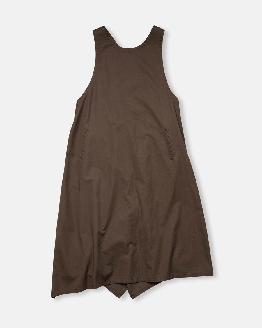 crossed back pullover dress