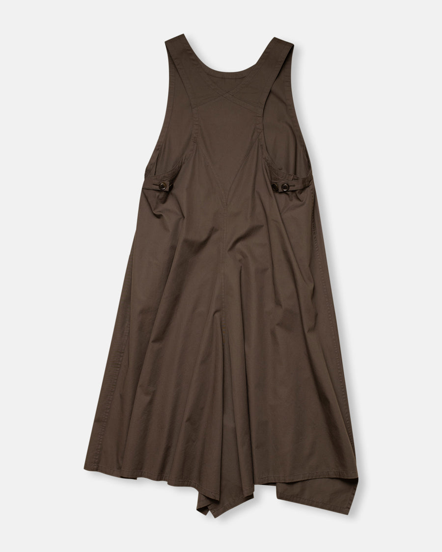 crossed back pullover dress