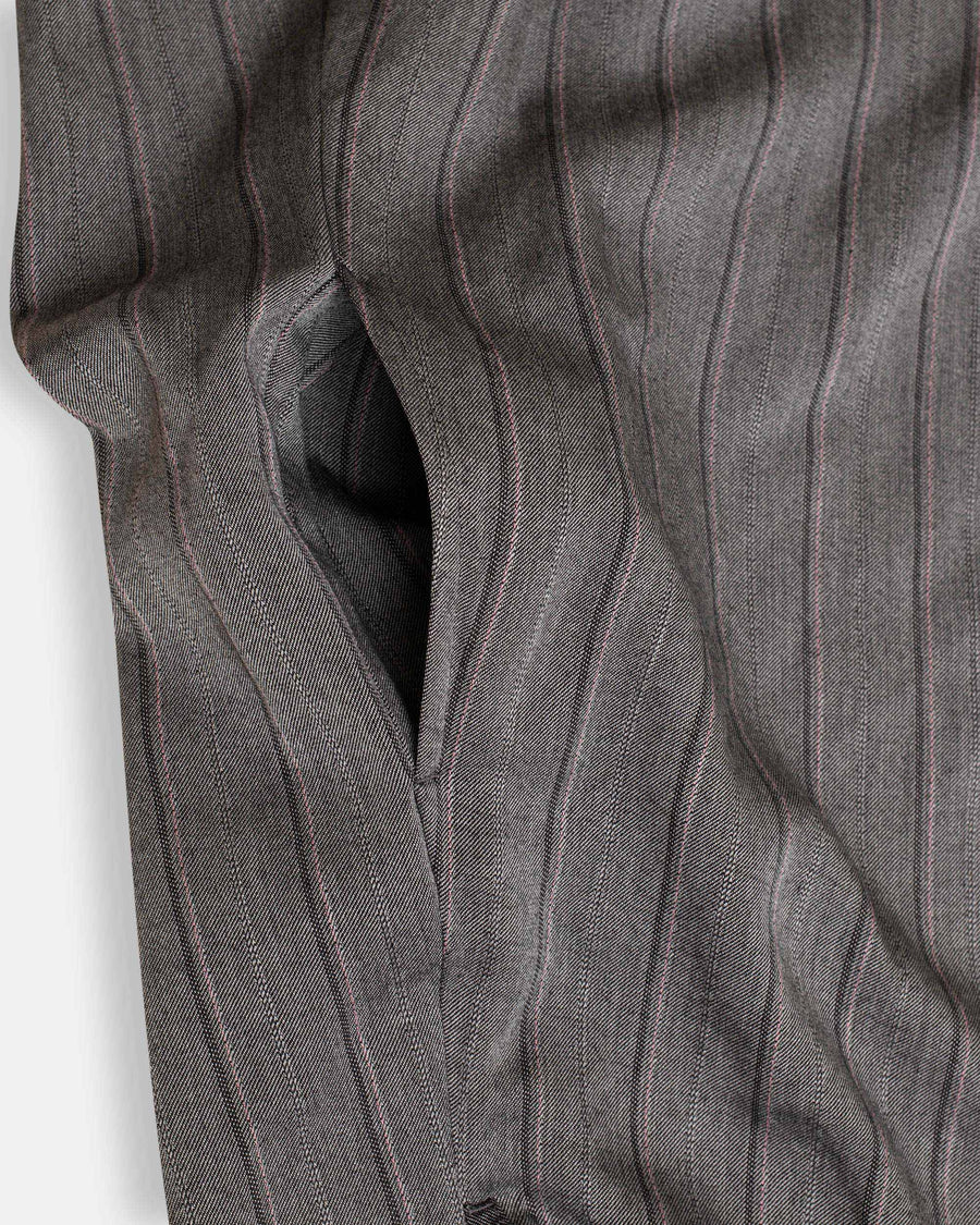 flare sleeveless dress light grey