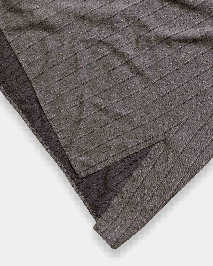 flare sleeveless dress light grey