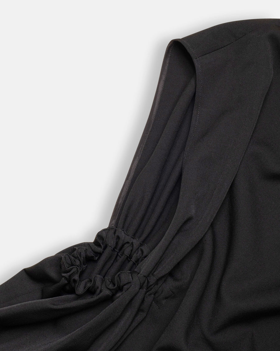 right side gathered dress