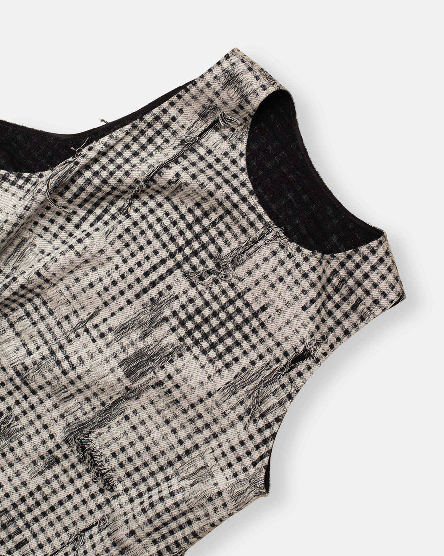 asymmetry sleeveless dress