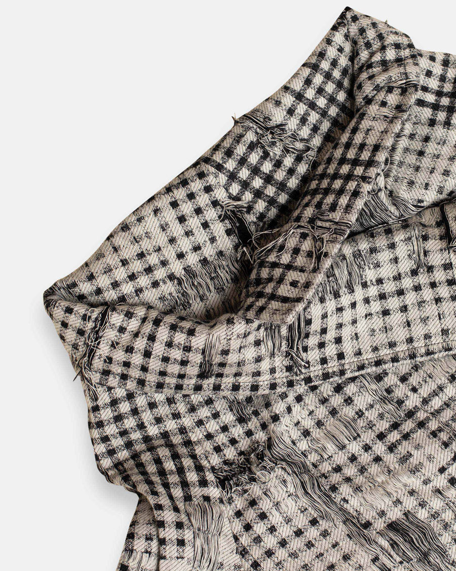 u-wrap jacket white black