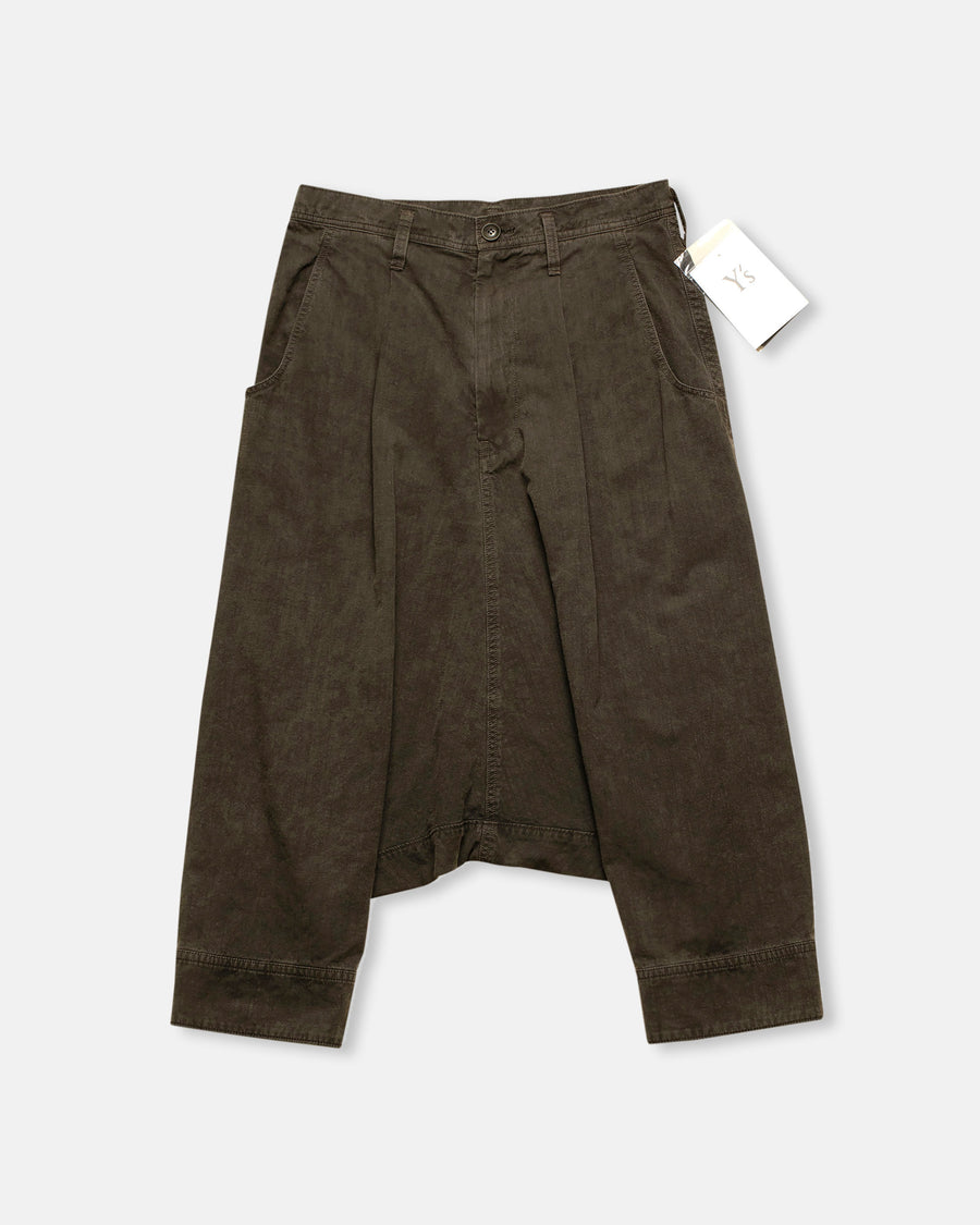 cuffed hem sarrouel pants