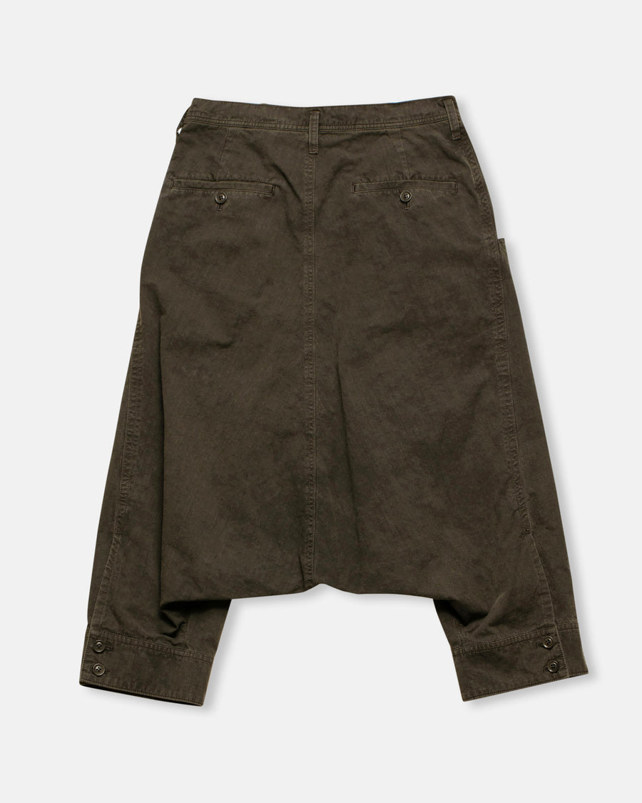 cuffed hem sarrouel pants