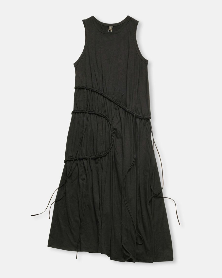 chain stitch long dress