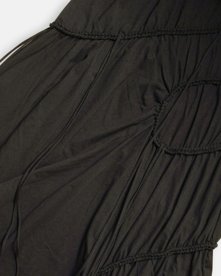 chain stitch long dress