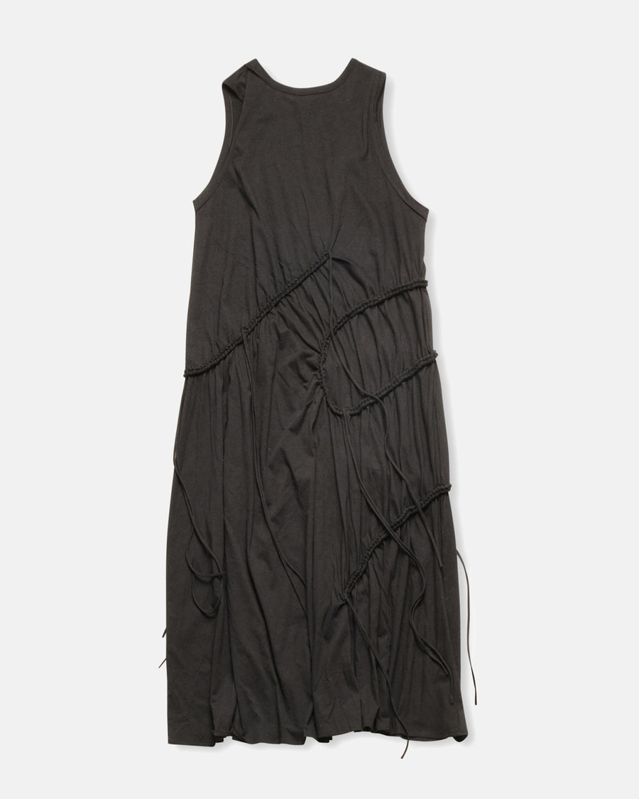 chain stitch long dress