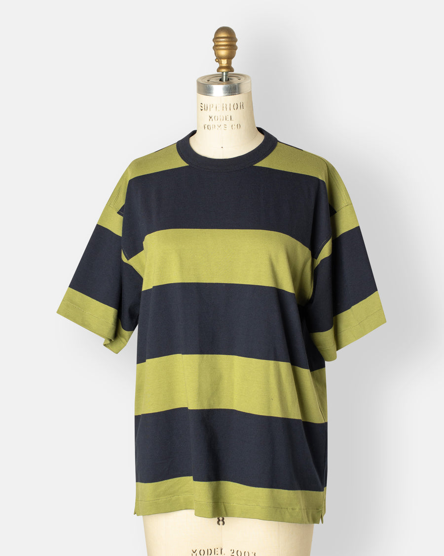 triple stripe t shirt