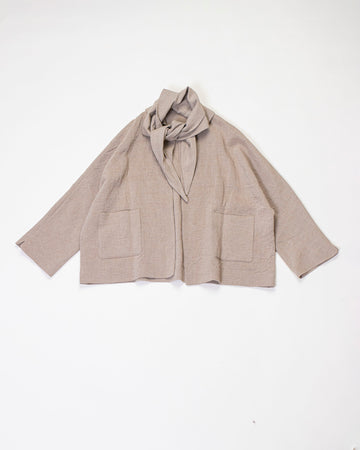 linen peonia jacket