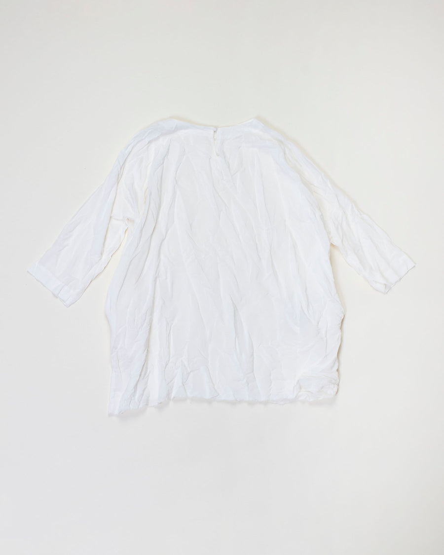 washed silk top