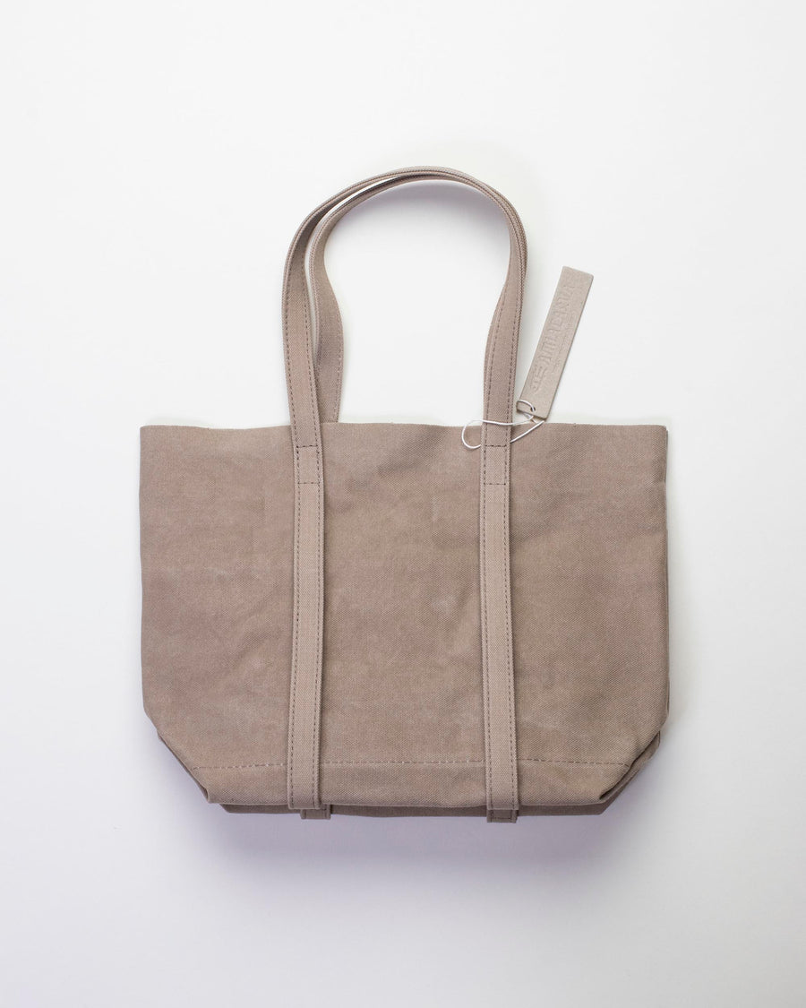 small washed canvas 6 pocket tote