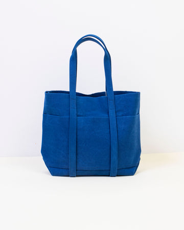 small washed canvas 6 pocket tote