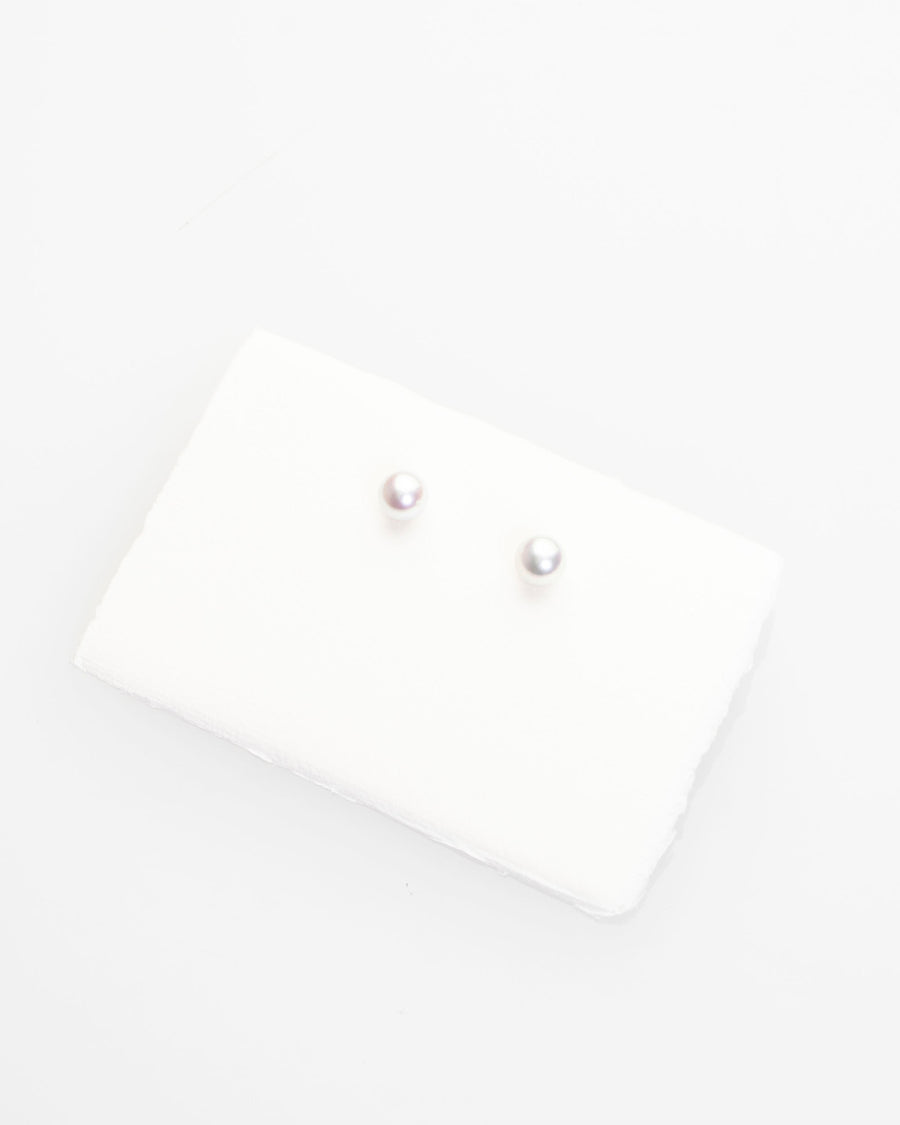 akoya pearl post earrings