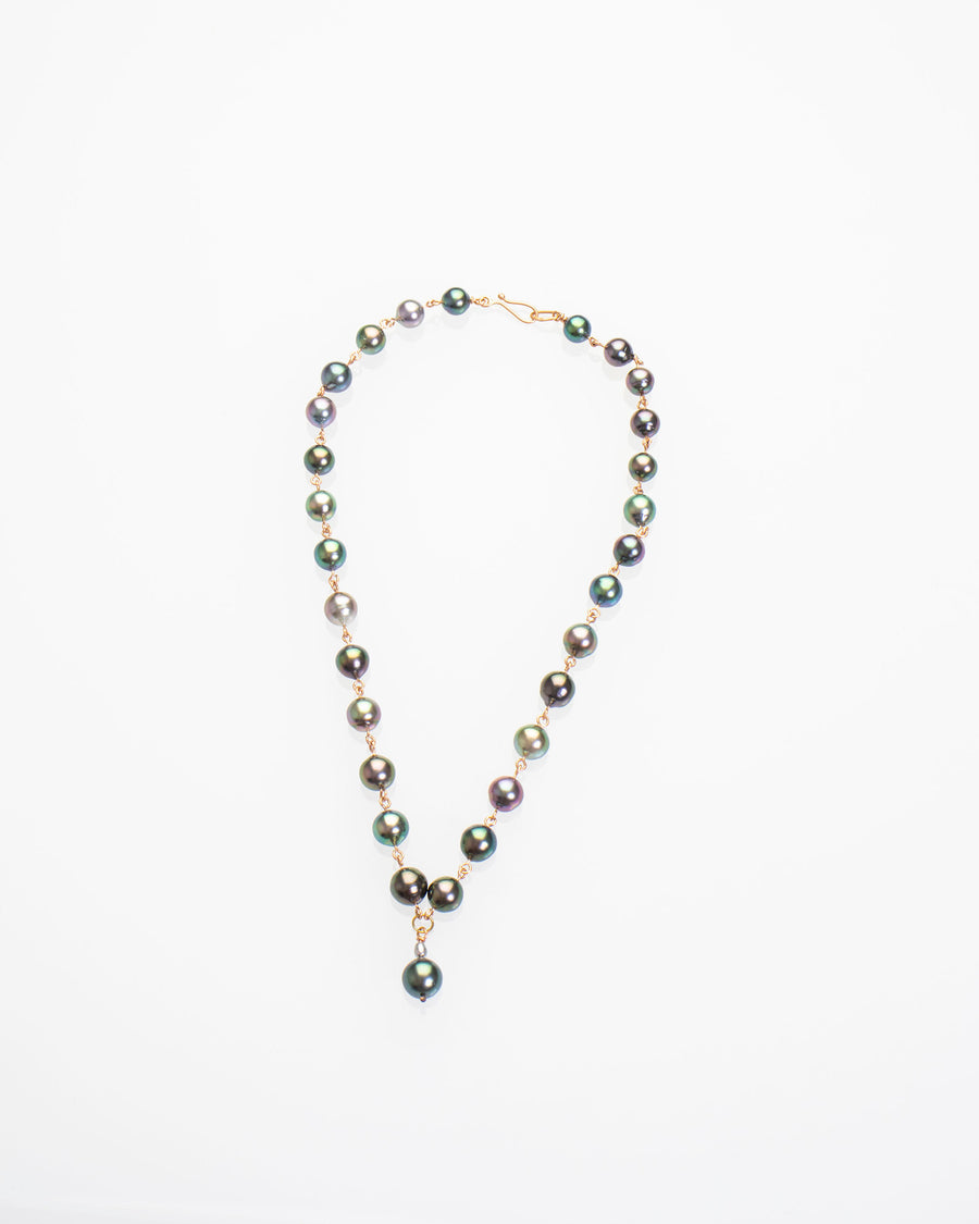 tahiti peacock pearl necklace