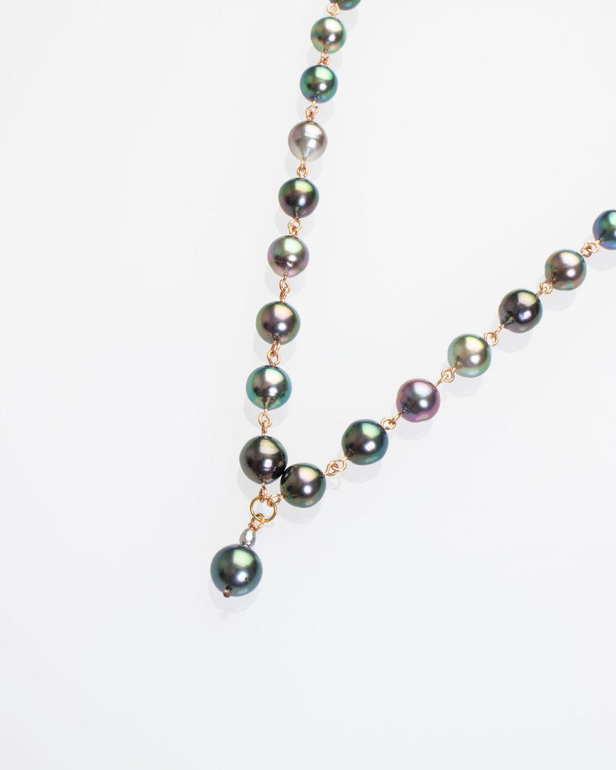 tahiti peacock pearl necklace